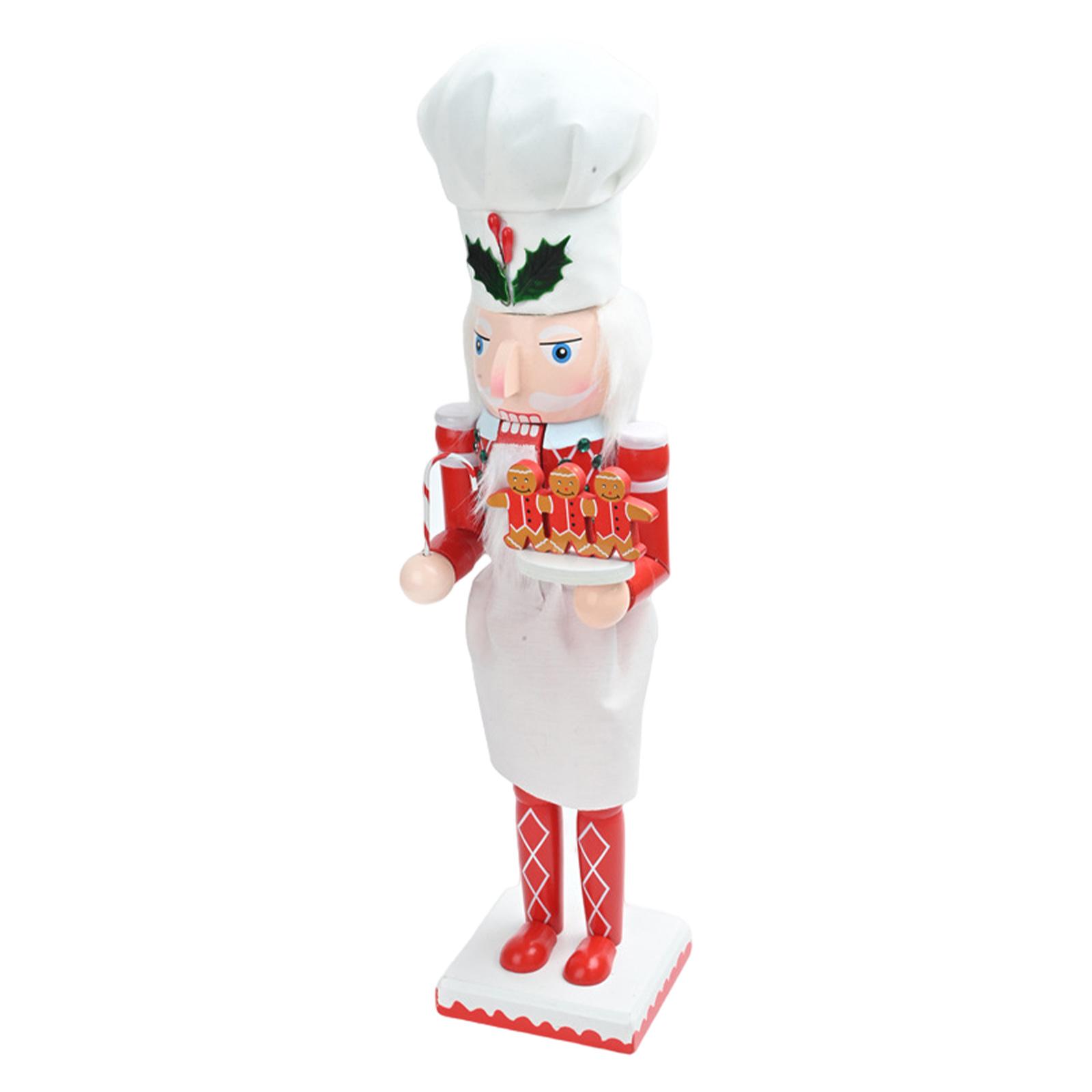 Nutcracker Figurine - Statuetta in legno a tema natalizio,