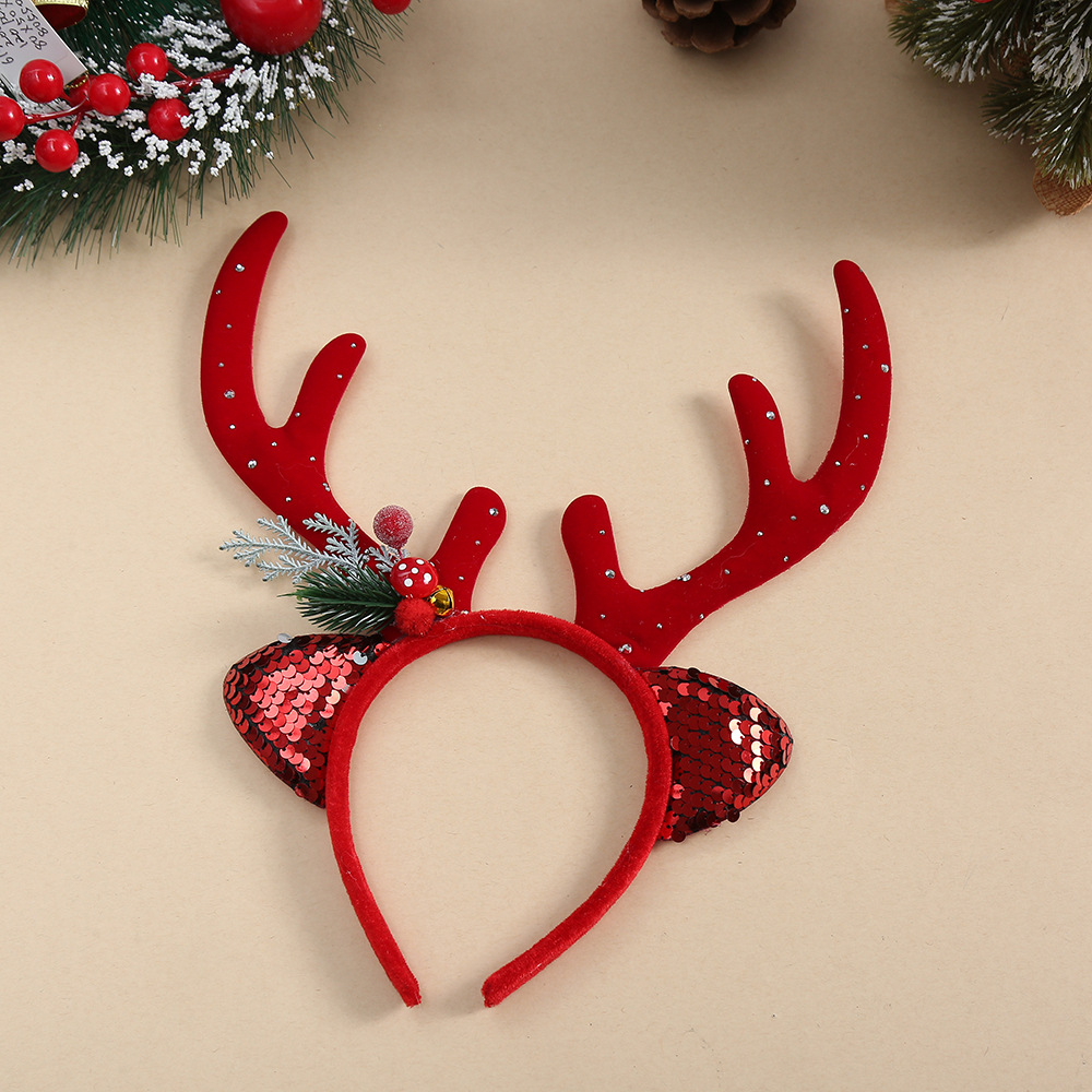 1 cerchietto natalizio con cor - Reindeer Antlers Headband recensione e prezzo