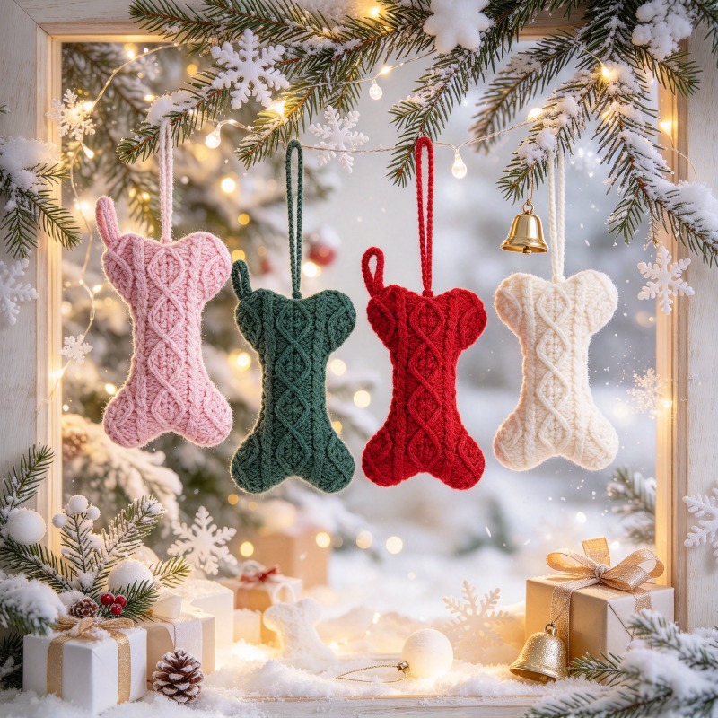 Calza di Natale a forma di oss - Christmas Stocking Hanging recensione e prezzo