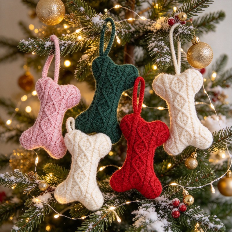 Calza di Natale a forma di oss - Christmas Stocking Hanging recensione e prezzo