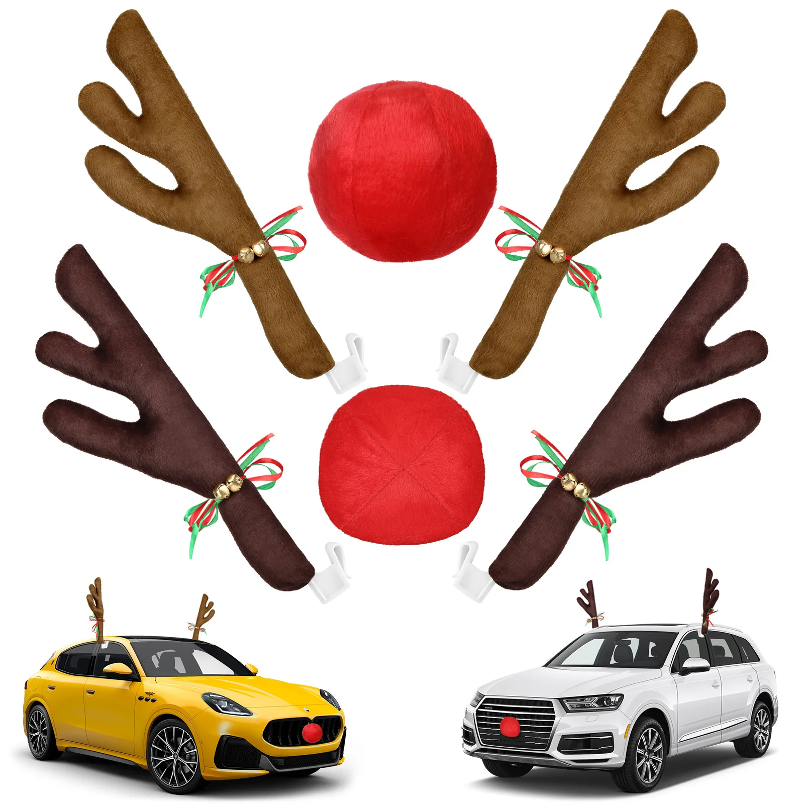 Decorazione Natalizia per Auto - Reindeer Antlers Headband recensione e prezzo