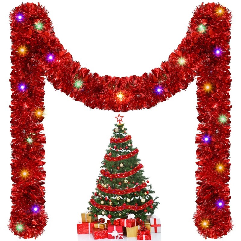 1 Pezzo Ghirlanda di Natale da - Tinsel Garland Decoration recensione e prezzo